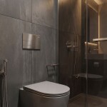 REA - Podomítkový Instalační Set Slim 024N pro WC s Tlačítkem T Brush Steel KPL-E1057