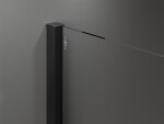 MEXEN/S - Velar posuvné sprchové dveře 110, transparent, černá 871-110-000-01-70
