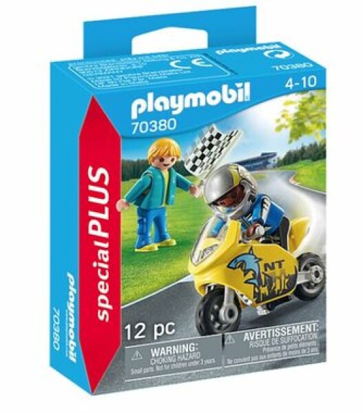 Playmobil® Special Plus 70380 Chlapci se závodní motorkou