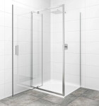 Sprchový kout čtverec 80x80 cm SAT TEX SIKOTEXP80STENA80 SIKOTEXP80STENA80