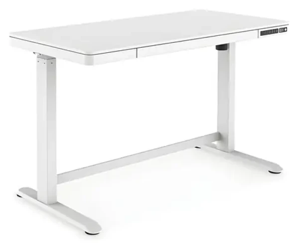 DIGITUS Elektrický výškově nastavitelný stůl / 120x60 cm / USB nabíječka / zásuvka (DA-90406)