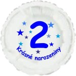 Krásné 2. narozeniny fóliový balónek kruh pro kluky Balonky.cz Krásné 2. narozeniny fóliový balónek kruh pro kluky Balonky.cz