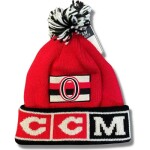 CCM Pánská zimní čepice Ottawa Senators NHL Vintage Chunk Cuff
