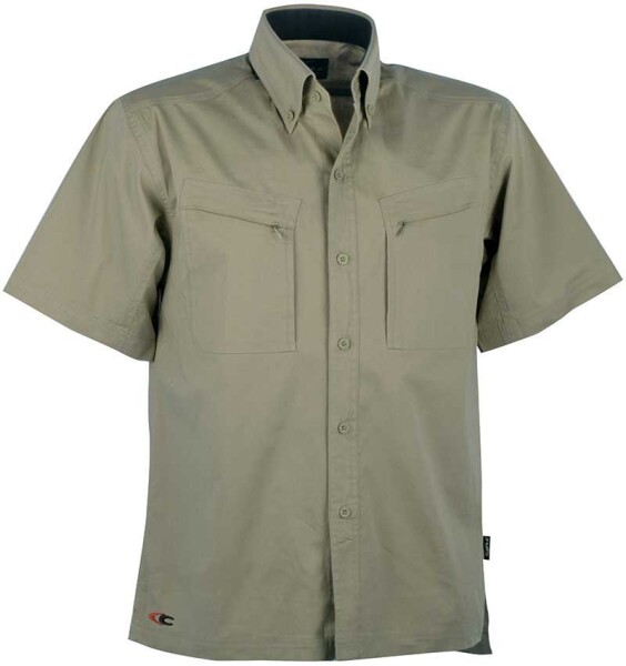 Pracovní polokošile COFRA HAWAII Barva: Khaki, Velikost: M (CAHAWAII_00_M)