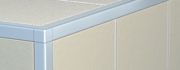 SAPHO - Roh pravoúhlý, matný eloxovaný hliník, 10 RK201