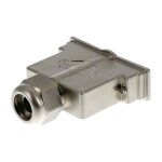 TRU COMPONENTS TC-2523000 D-SUB pouzdro adaptéru Pólů: 9, 9 plast, pokovený 180 ° stříbrná 100 ks