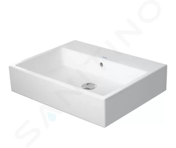 DURAVIT - Vero Air Umyvadlo 600x470 mm, s přepadem, bez otvoru pro baterii, bílá 2350600060