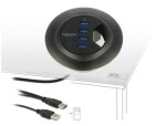 Delock Stolní Hub USB 3.0 4-portový černá (62868-D)