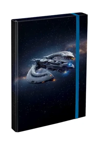 BAAGL Desky na školní sešity A4 Vesmírna loď / 23x32x3 cm (A-34797)
