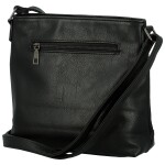 Trendy dámská koženková crossbody kabelka Neira, černá