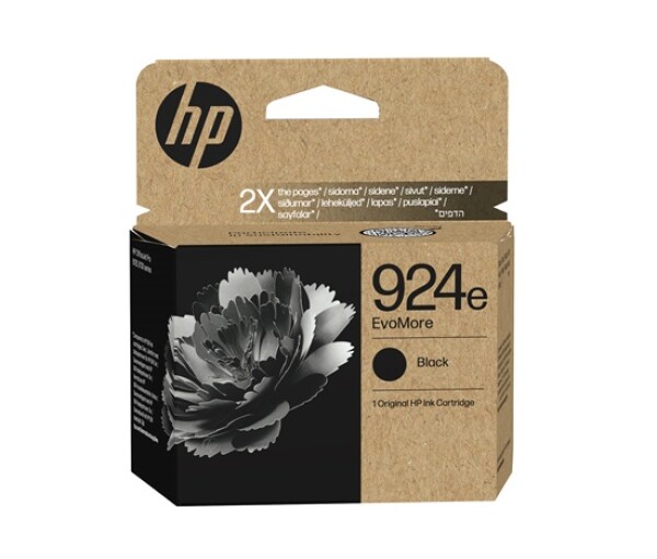 Inkoust HP 924e EvoMore Black Original Ink Cartridge (1,000 pages) - originální EDF_1877171