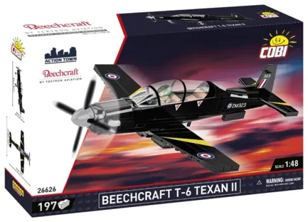 COBI 26626 Stavebnice Beechcraft T-6 Texan II
