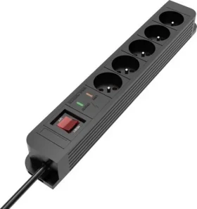 TB Touch Energy přepěťová ochrana 5 m / Prodlužovací kabel / 5 zásuvek / Vypínač napájení / 2300 W (ALTBXPE05FR500B)
