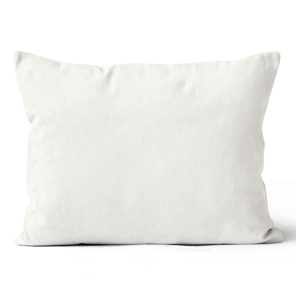 Mikroplyšový povlak na polštář 50x70 cm Bílý