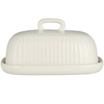 Ib Laursen Máslenka Mynte Butter Cream, krémová barva, keramika
