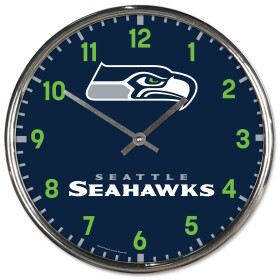 Hodiny Seattle Seahawks NFL Chrome Team Design