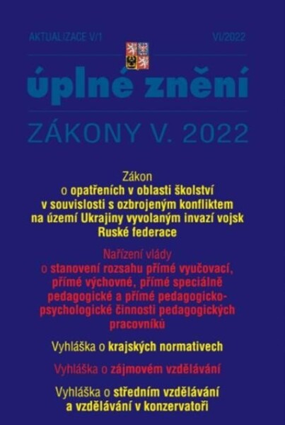 Aktualizace V/1 2022