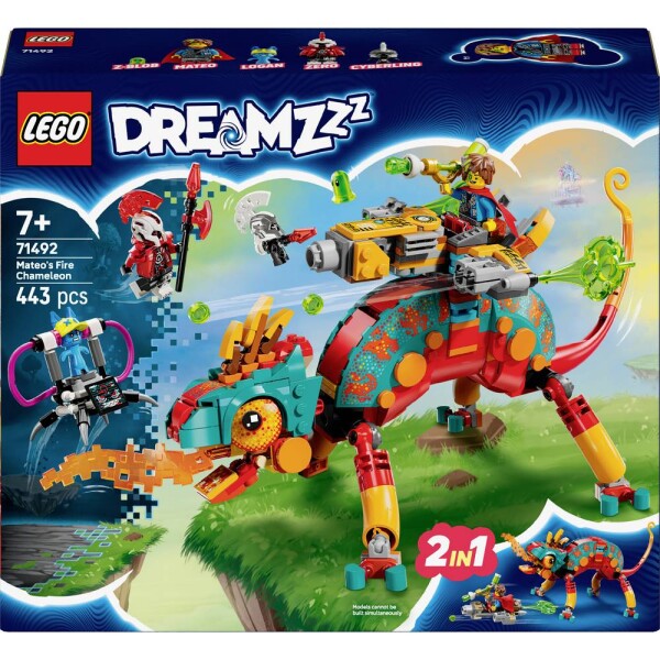 71492 LEGO® DREAMZZZ Ohnivzdorný chameleon Mateos