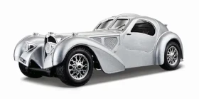 Bburago Buggati Atlantic stříbrná