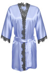 DKaren Housecoat Viola Light Blue světle modrá