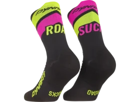 Dynafit Ultra Crew běžecké ponožky Black Out/Ultra Yellow vel. 39-42