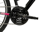 KROSS EVADO 2.0 LADY, rám 15" (S), model 2025, pneu 28", barva černá/růžová - ZDARMA dopravné, seřízení, odborná montáž a sada světel! (Záruka nejlepší ceny. Nalezli jste někde lepší cenu? Napište nám a zkusíme ji trumfnout! )