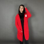 HOSH Jednobarevný kardigan BELLA Barva: Šedá