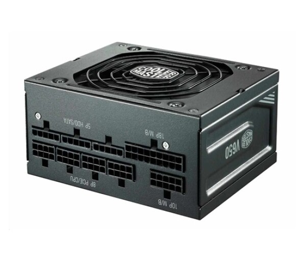 Cooler Master zdroj V650 SFX Gold, 650W, Plně modulární, 92mm, 80+ Gold EDF_1566101