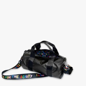 Cestovní taška LOQI LOVE LIFE Metallic Black Medium