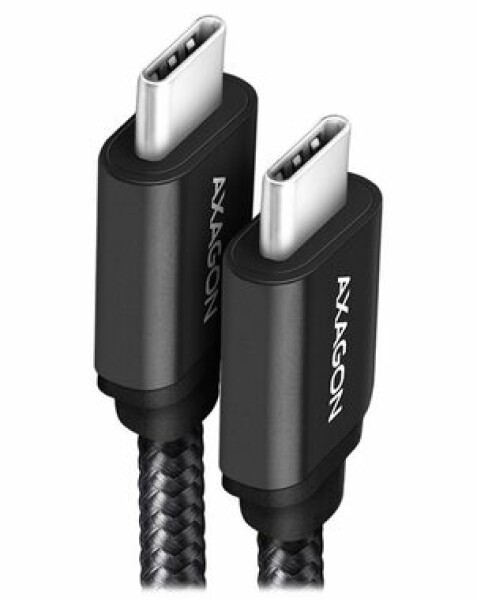 AXAGON propojovací synchronizační a nabíjecí kabel USB3.2 Gen 1 černá / PD 60W / Délka 1.0 m (BUCM3-CM10AB)