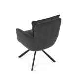 Jídelní židle, šedá, manšestrová látka, HC-X1128 GREY2