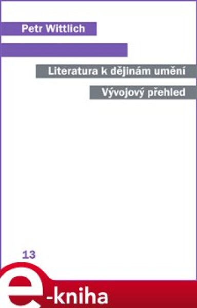 Literatura dějinám umění Petr Wittlich