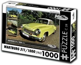 RETRO-AUTA Puzzle č. 28 Wartburg 311,1000 (1963)