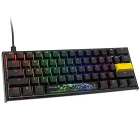 Ducky One 2 Pro Mini Gateron Yellow černá / herní klávesnice / podsvícená / mechanická / drátová USB-C / US (DKON2061ST-GUSPDAZTY2)