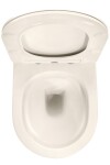 REA - Závěsná WC mísa Carlo Mini Rimless Ecru REA-C5500