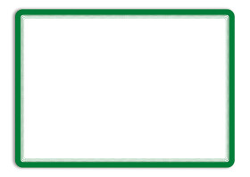 Djois Magneto - samolepicí rámeček, A4, zelený, 2 ks