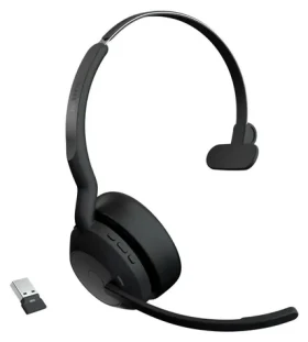 Jabra Evolve2 55 UC Mono + Link380a černá / Mono sluchátko / mikrofon / ANC / Bluetooth / USB-C (25599-889-999)