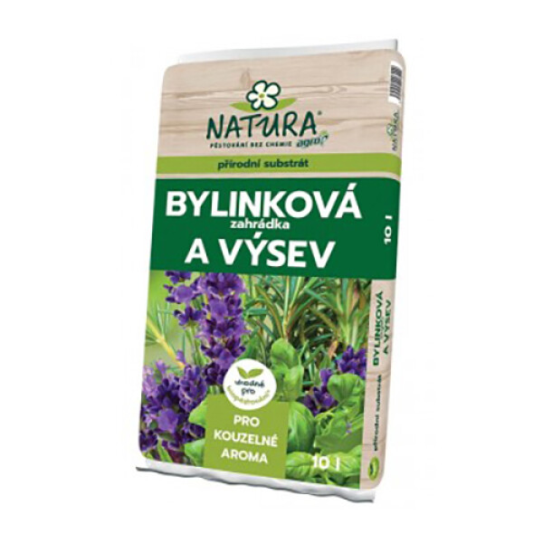 Agro CS Natura Substrát bylinková zahrádka a výsev 10 l