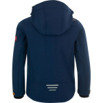 TrollKids Dětská softshellová bunda Trollfjord Jacket mystic blue/golden yellow softshell navy (161-146) 128