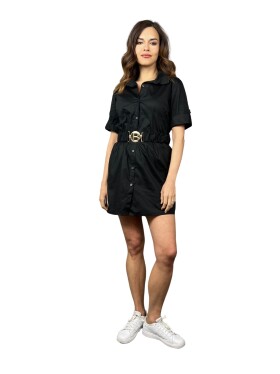 HOSH Košilové šaty Alondra Velikost: UNI, Barva: Černá