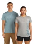 ICEBREAKER Wmns Mer 125 Cool-Lite Sphere SS Tee Vert, Metro Hthr velikost: L