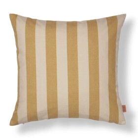 Ferm Living Venkovní povlak na polštář Strand Warm Yellow/Parchment 50 × 50 cm, žlutá barva, textil