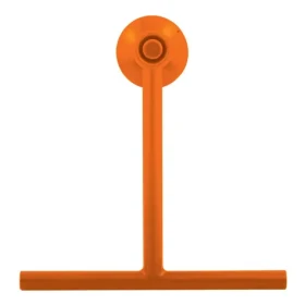 Spirella TIM sprchová stěrka s přísavkou oranžová / plast / 22 cm (7610583205766)