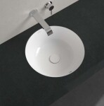 VILLEROY & BOCH - Loop&Friends Umyvadlo vestavné, průměr 38 cm, s přepadem, CeramicPlus, alpská bílá 4A5200R1