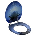 Eisl - Wc sedátko WATER LILY MDF bez SOFT CLOSE 80082WATERLILY