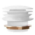 REA - Univerzální vanová výpusť Click-clack - White REA-W2017