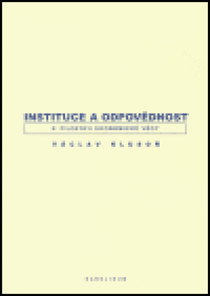 Instituce odpovědnost Václav Klusoň