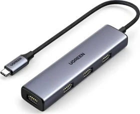 Ugreen CM473 šedá / USB hub / 4x USB-A 3.0 (UGR1075GRY)