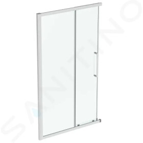 IDEAL STANDARD - i.Life Posuvné sprchové dveře, dvoudílné, 1400 mm, silver bright/čiré sklo T4860EO