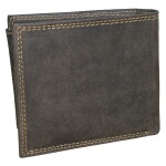 Pánská kožená peněženka na šířku Wild Tiger Tamarr, tmavě hnědá